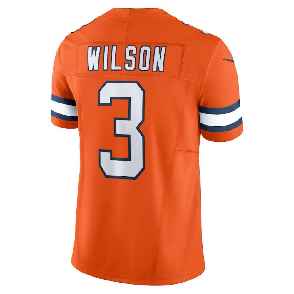 Russell Wilson Denver Broncos Nike Vapor F.U.S.E. Limited Jersey - Orange-Profan Arena